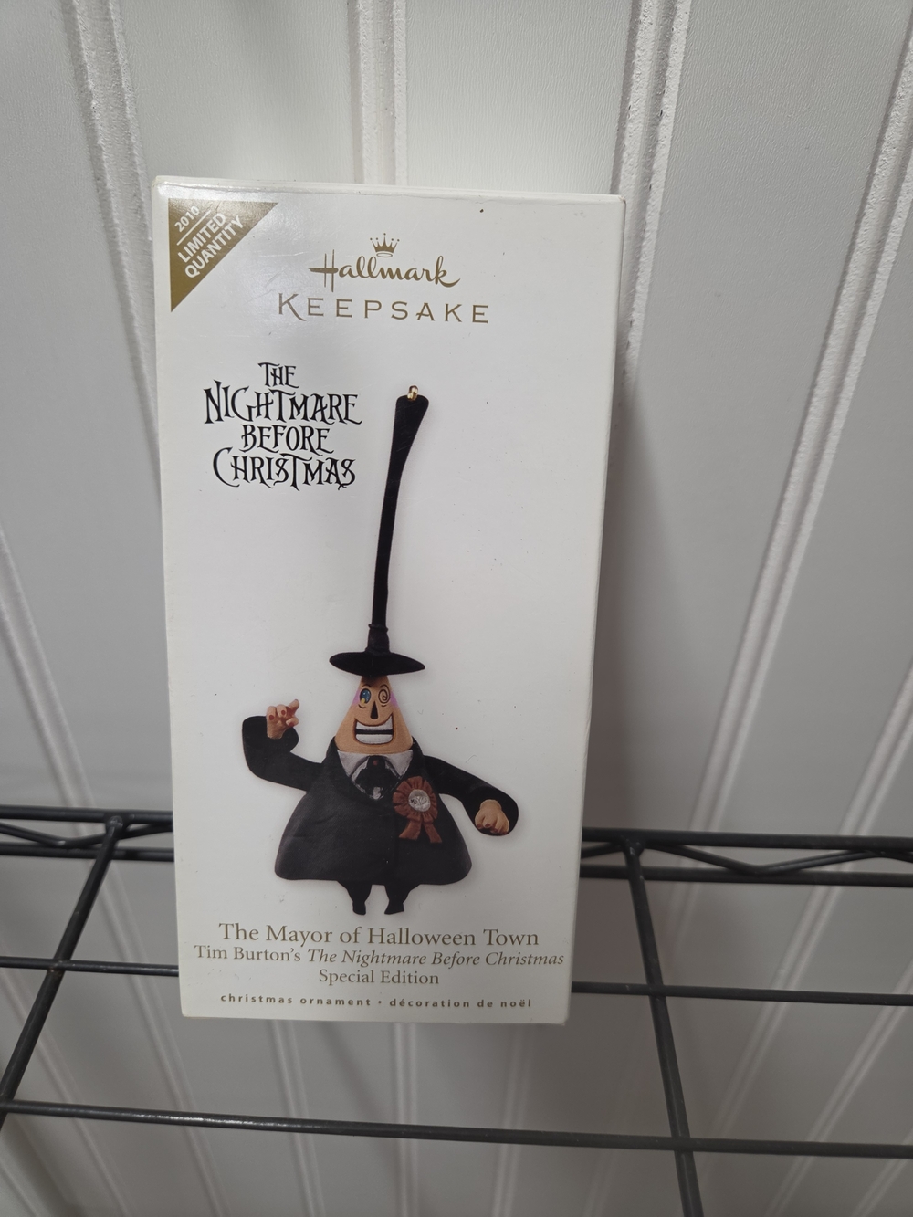 Hallmark Keepsake Black & White Mayor of Halloween Town Wall Art
